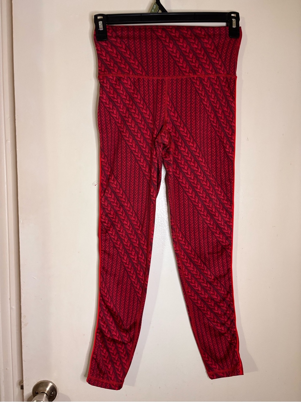 aerie chill play move red leggings